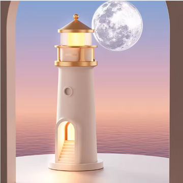 Moon Lamp Lighthouse – Bluetooth Night Light & Motion Sensor Gift