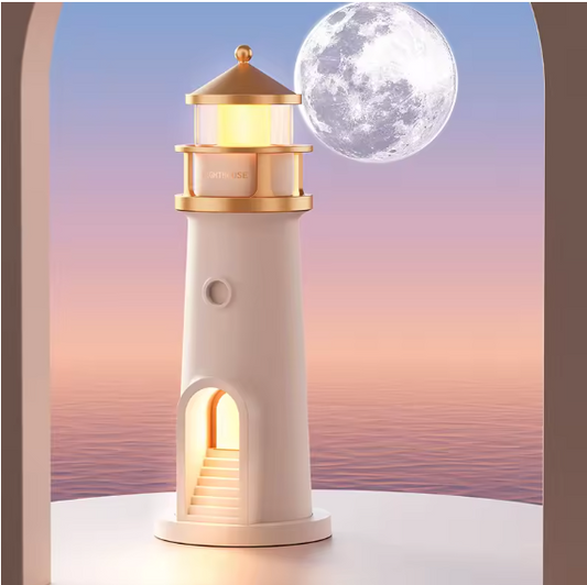 Moon Lamp Lighthouse – Bluetooth Night Light & Motion Sensor Gift
