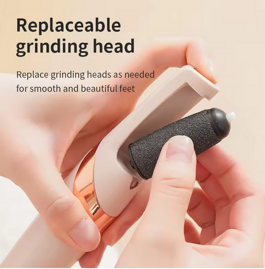 HOMFISH™ Electric Foot Grinder – Rechargeable Callus Remover for Cracked Feet & Smooth Skin Care