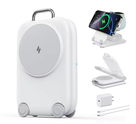 3-in-1 MagSafe Travel Charger for iPhone, Apple Watch & AirPods