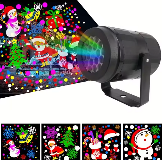 Christmas Projector Lamp  16 Patterns LED Light for Home & Holiday Decoration