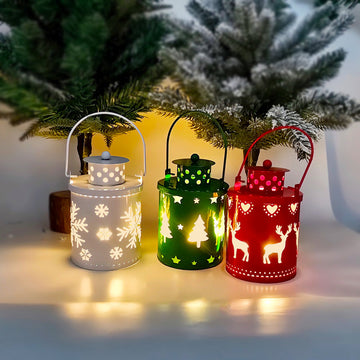 Christmas LED Lantern – Holiday Decorative Light